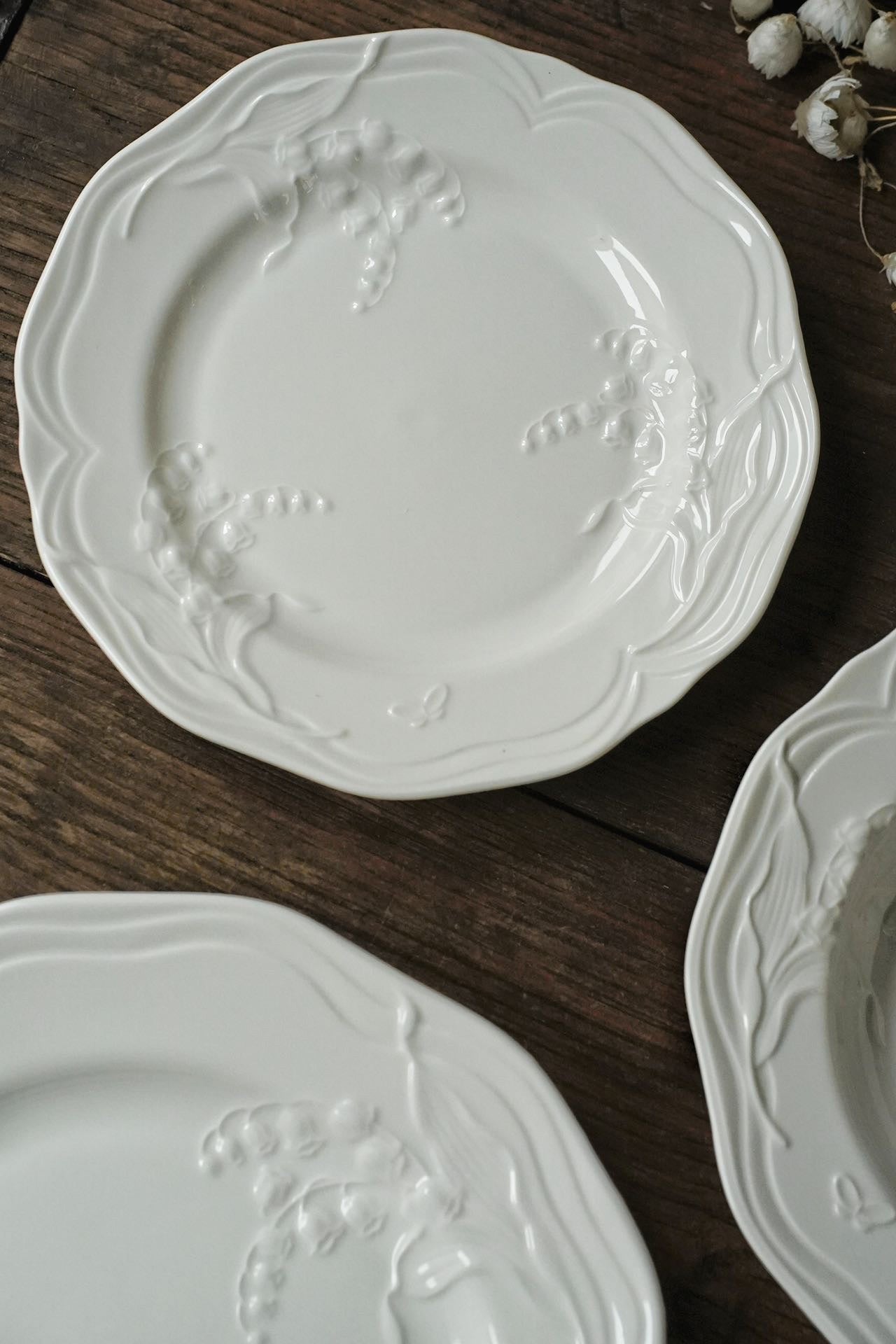 Vintage Embossed Lily of the Valley Collection