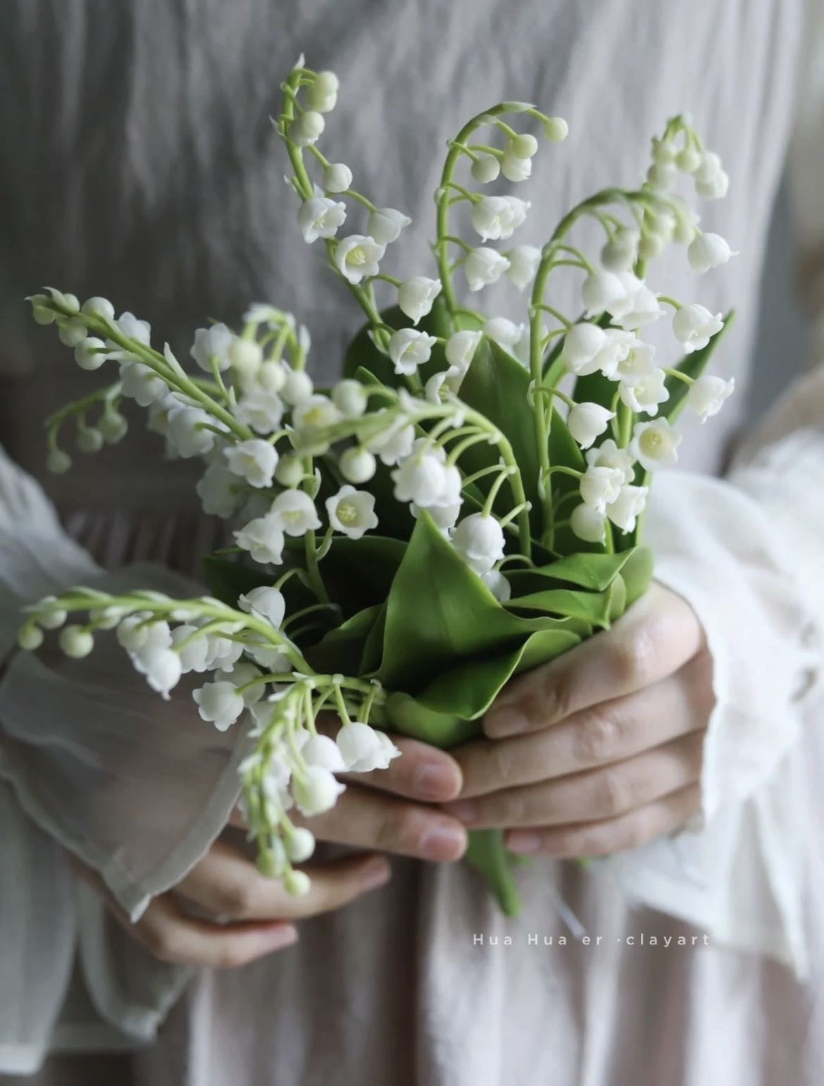 Vintage Embossed Lily of the Valley Collection