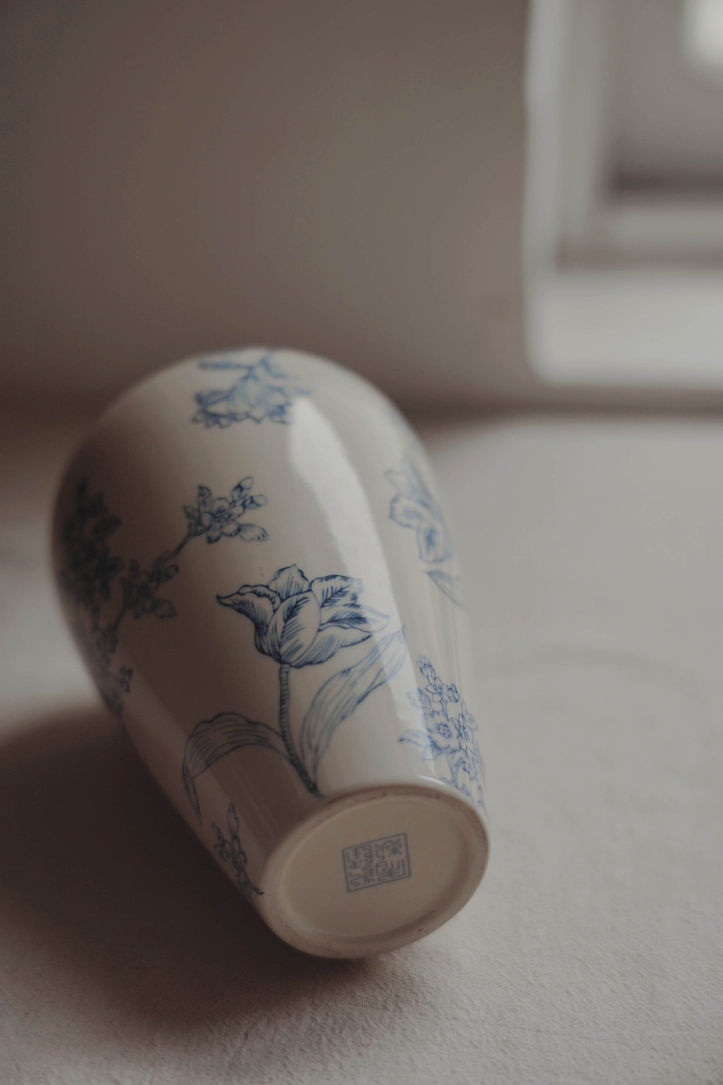 Flourishing Blooms Ceramic Vase