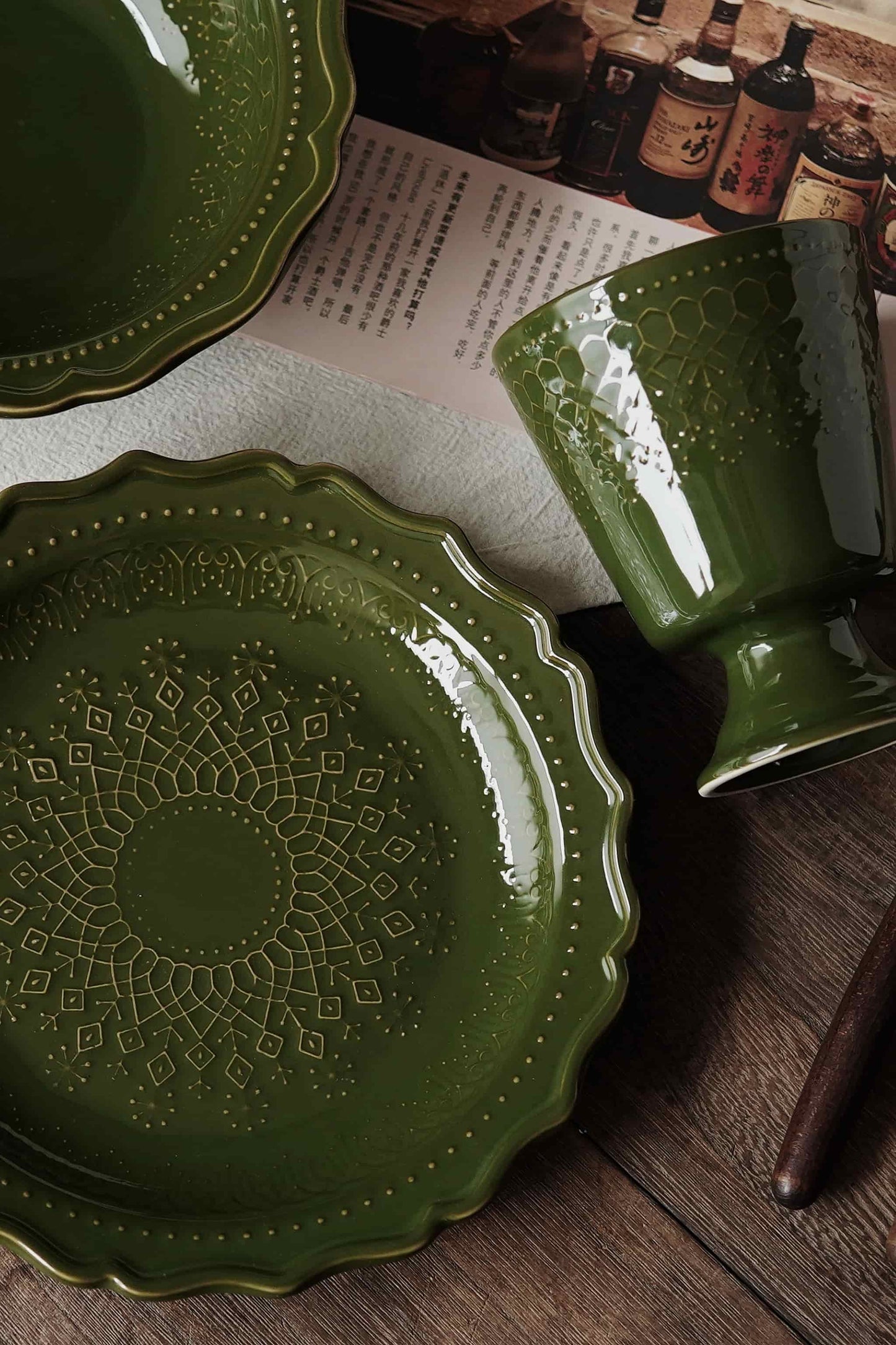 Lace Embossed Collection - Delicate Details in Diverse Shapes & Colours