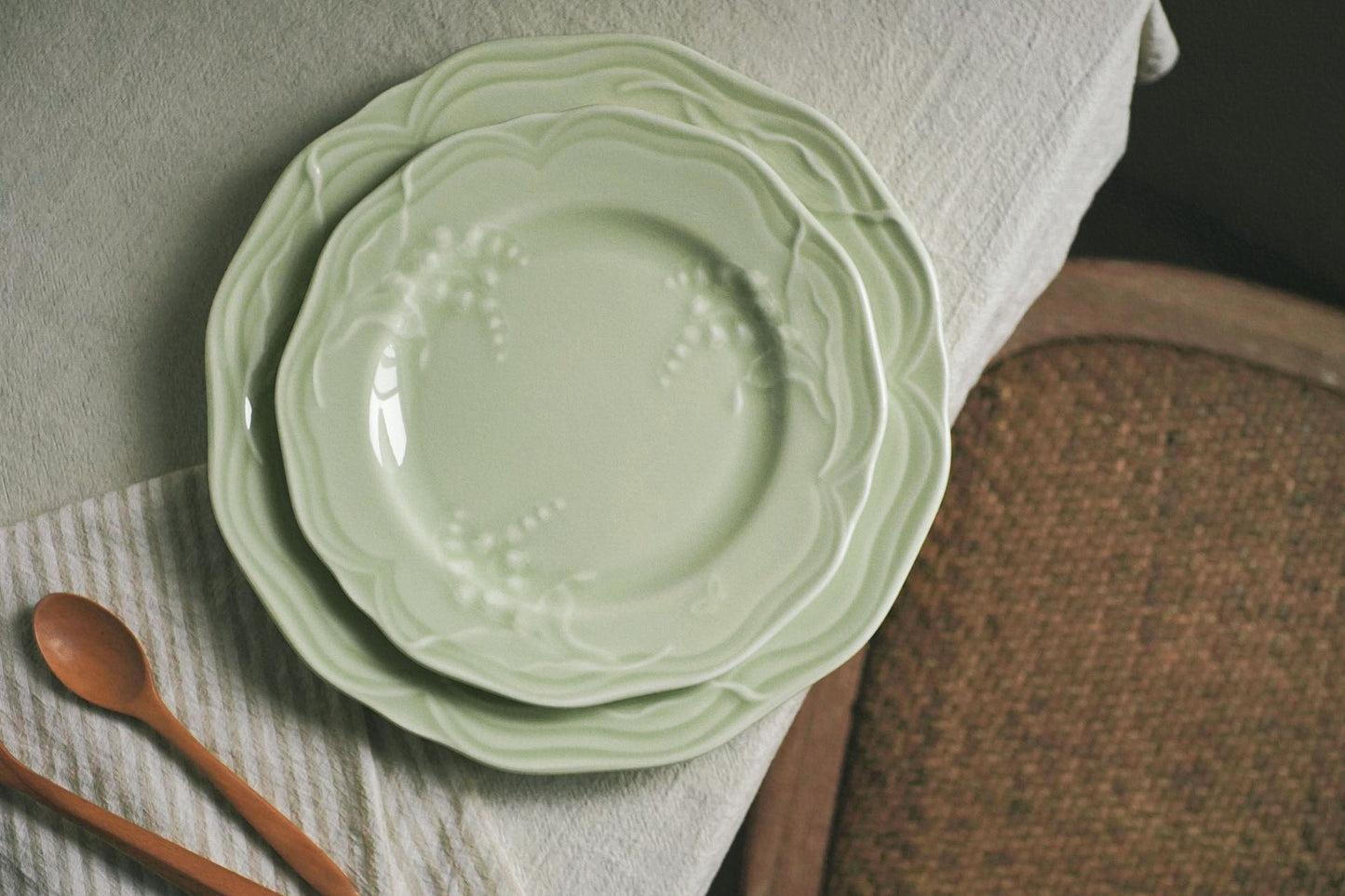 Vintage Embossed Lily of the Valley Collection