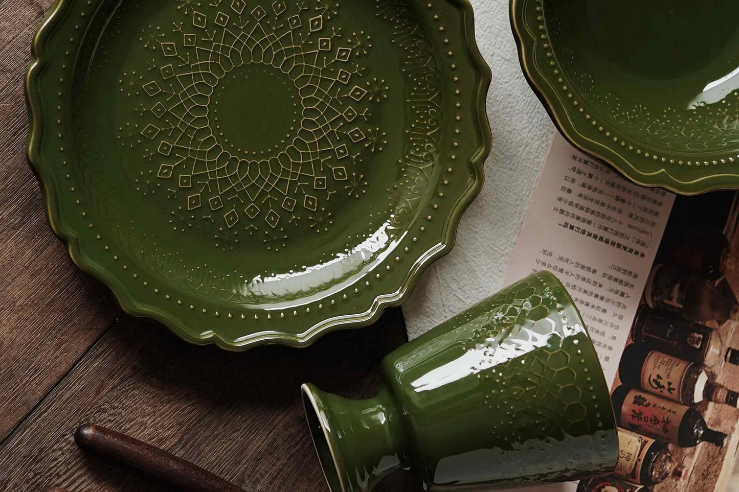 Lace Embossed Collection - Delicate Details in Diverse Shapes & Colours