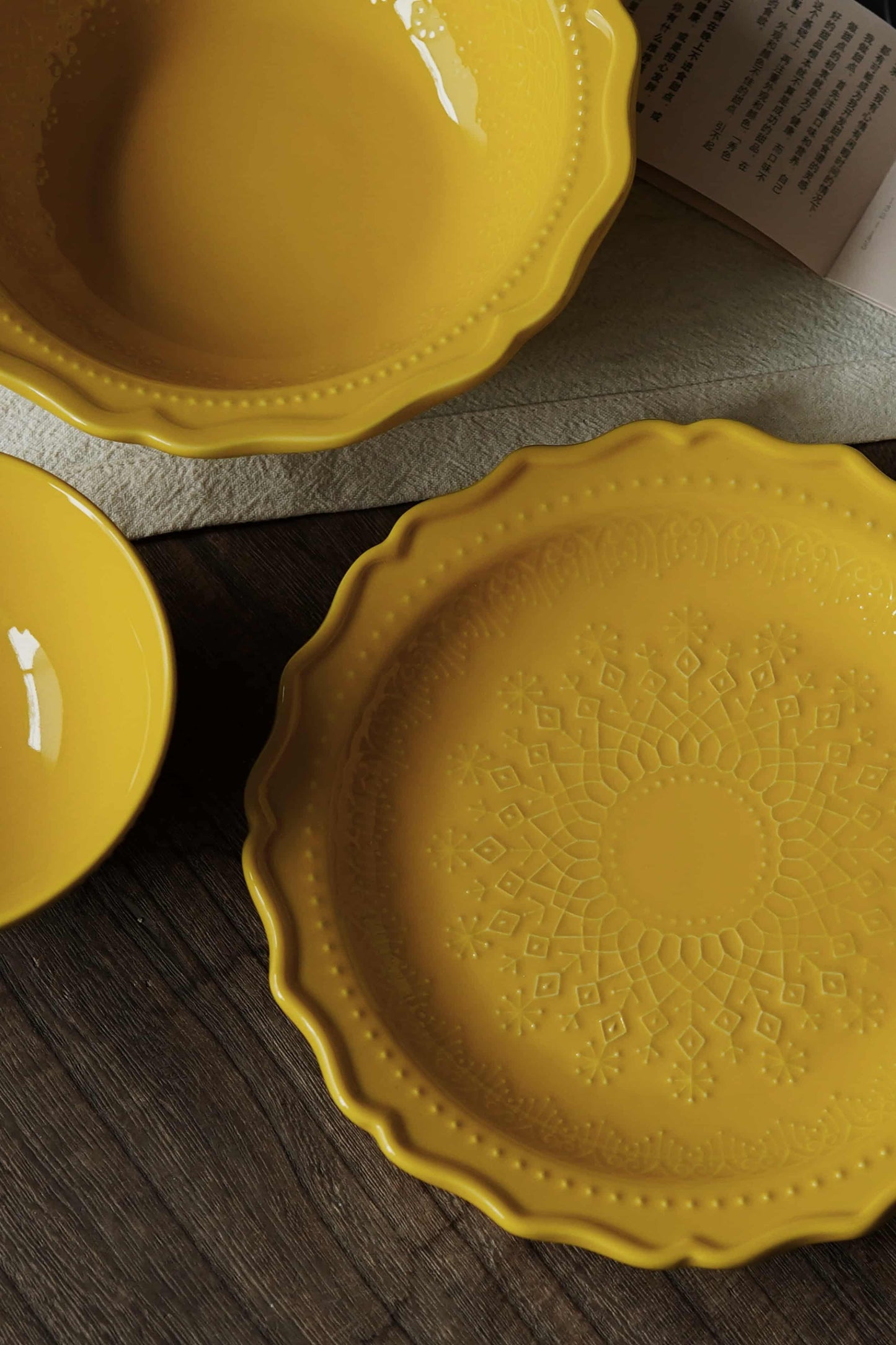 Lace Embossed Collection - Delicate Details in Diverse Shapes & Colours