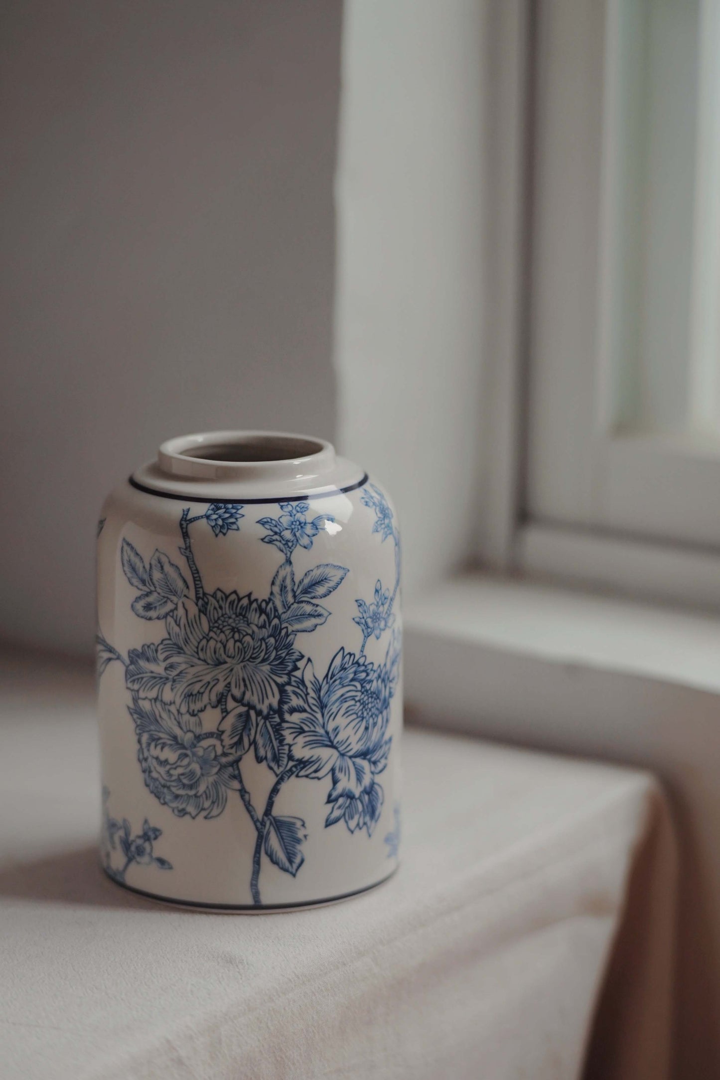 Flourishing Blooms Ceramic Vase