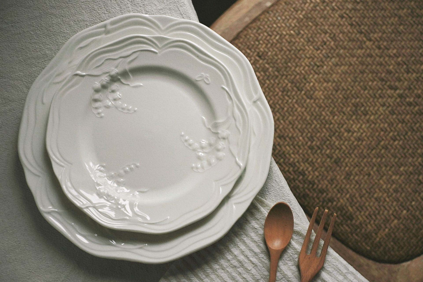 Vintage Embossed Lily of the Valley Collection