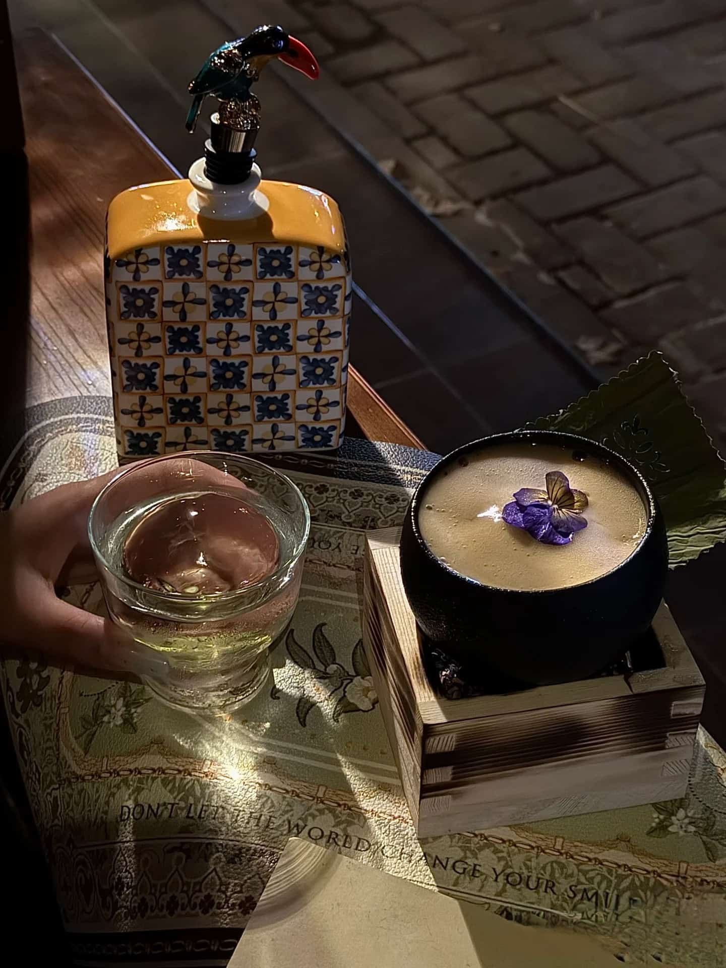 Italian-Style Yellow Gingham Bathroom Set
